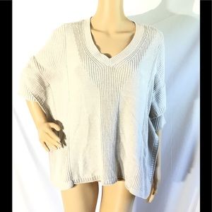 Simply Vera Vera Wang Cowlneck Sweater Poncho NWT
